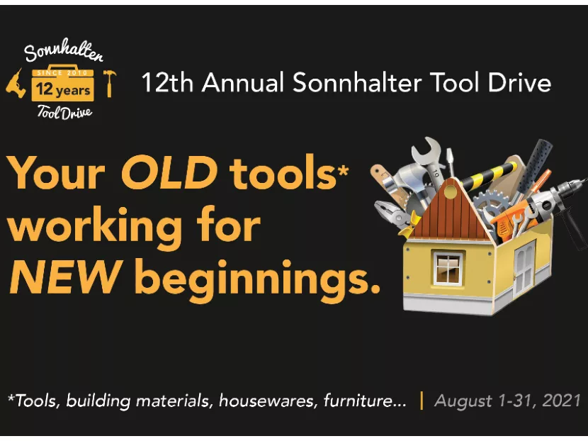Sonnhalter Partners with Habitat for Humanity for 12th Annual Sonnhalter Tool Drive