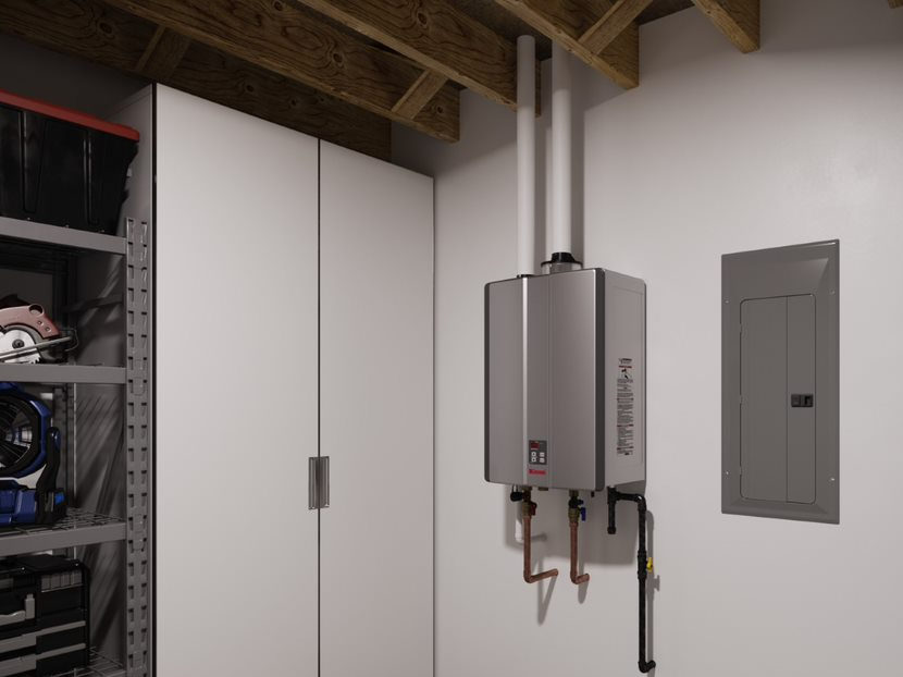 Rinnai RSC Condensing Tankless Water Heater with Intelligent Recirculation