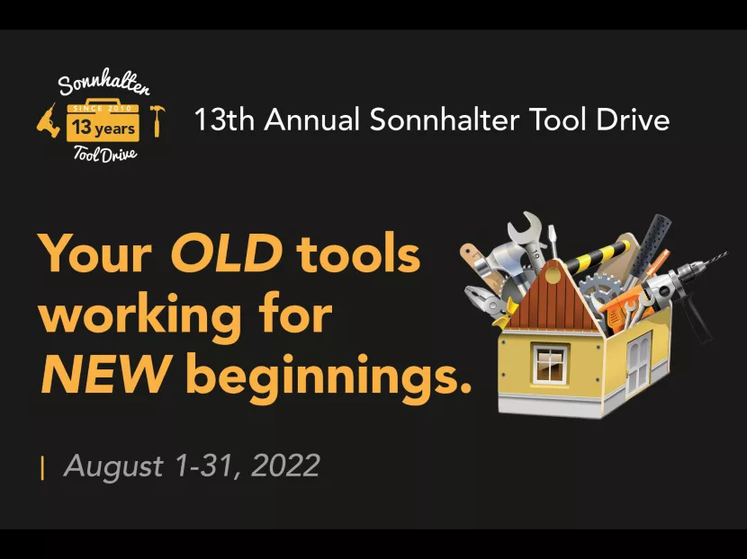 Sonnhalter Partners with Habitat for Humanity for 13th Annual Sonnhalter Tool Drive