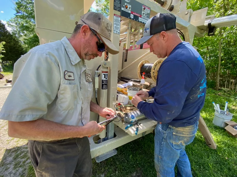 Former St. Louis Rams player Chris Long and Xylem Donate Water Well to Local Family in Need 2
