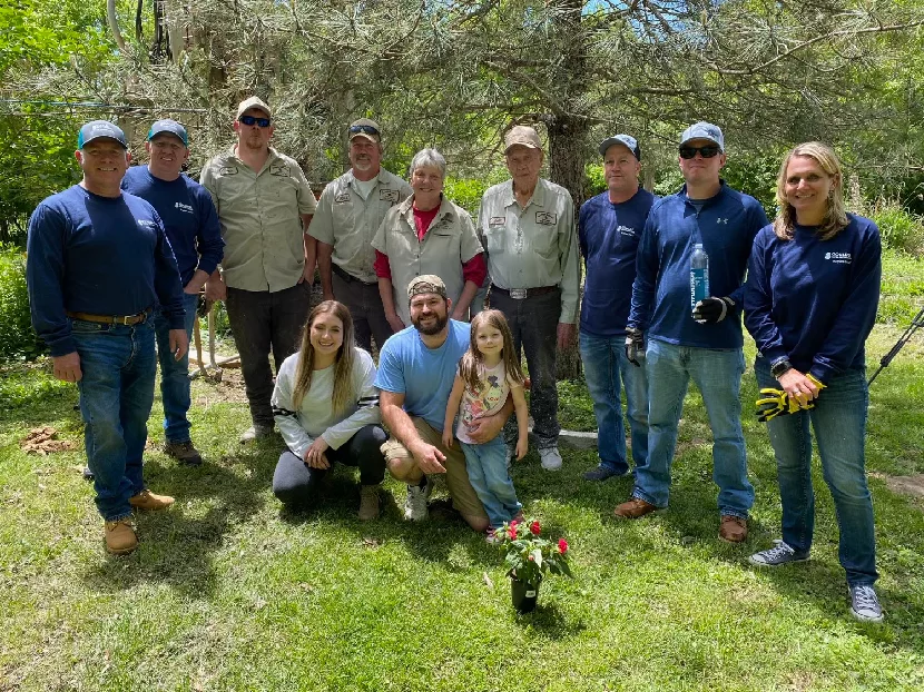 Former St. Louis Rams player Chris Long and Xylem Donate Water Well to Local Family in Need 1