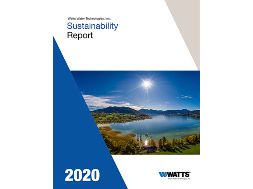 Watts Water Technologies Releases 2020 Sustainability Report 2