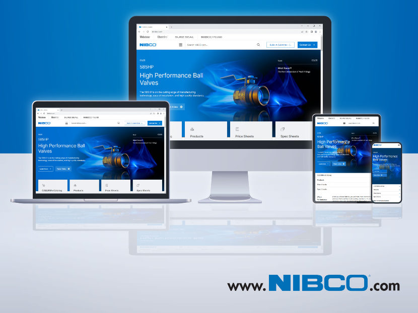 Redesigned NIBCO Website Offers Improved Functionality, Expanded Features