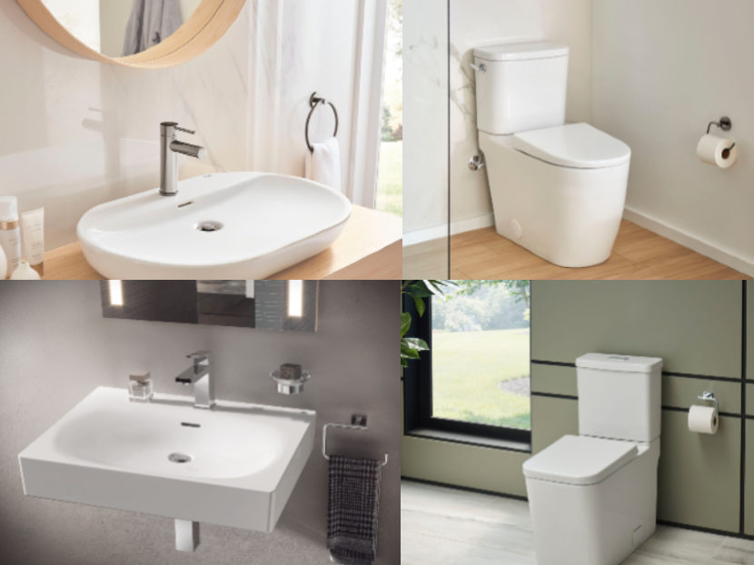 GROHE Essence and Eurocube Ceraminc Toilet and Sink Collections