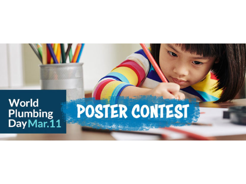 IWSH Sponsors Poster Contest for 12th Annual World Plumbing Day