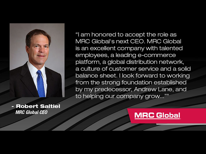 MRC Global Appoints Rob Saltiel as CEO