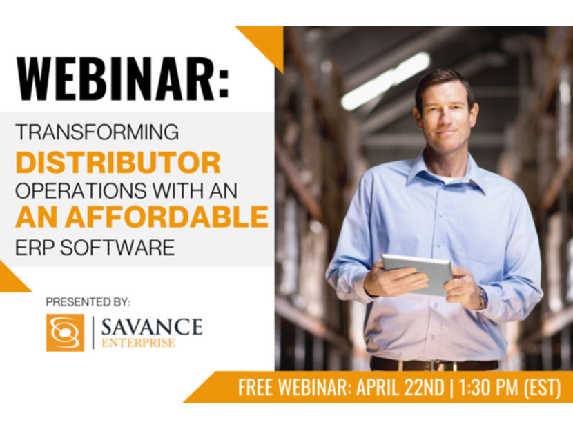 Savance Enterprise ERP Software to Host Live April Webinar 2