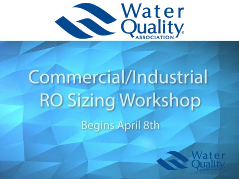 Wqa Ro Sizing Workshop Returns Online 2021 03 08 Phcppros