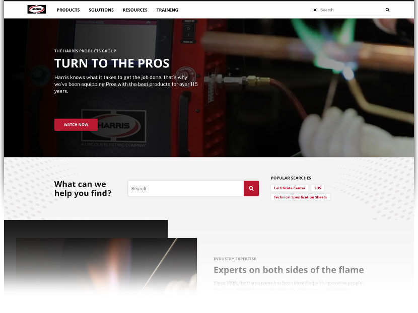 Harris Products Group Launches New Website