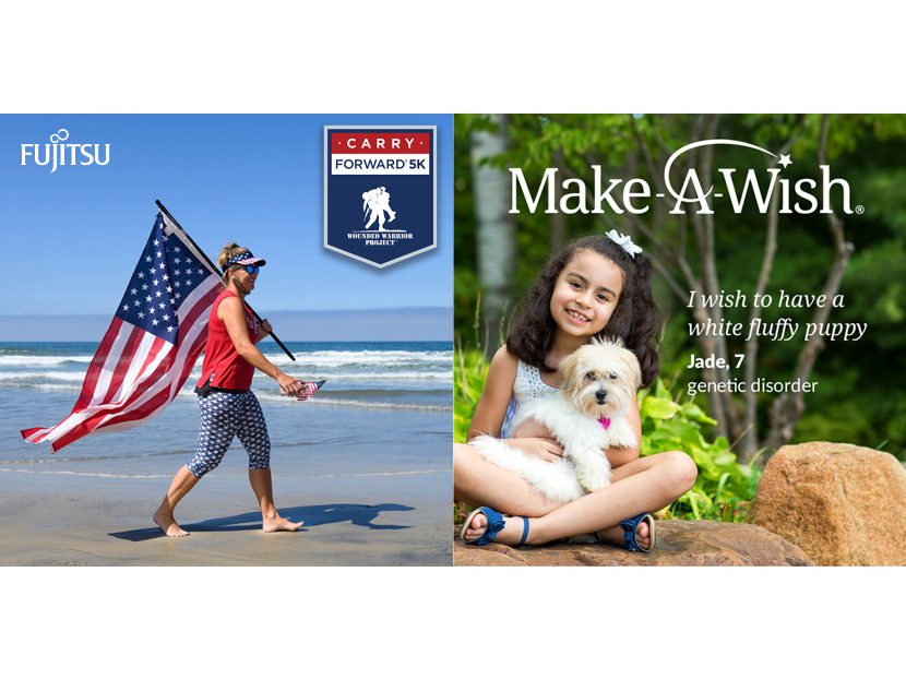 Fujitsu Supports Make-A-Wish and Wounded Warrior Project