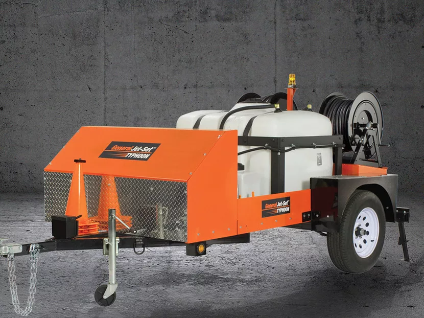 General Pipe Cleaners Typhoon Trailer Jet