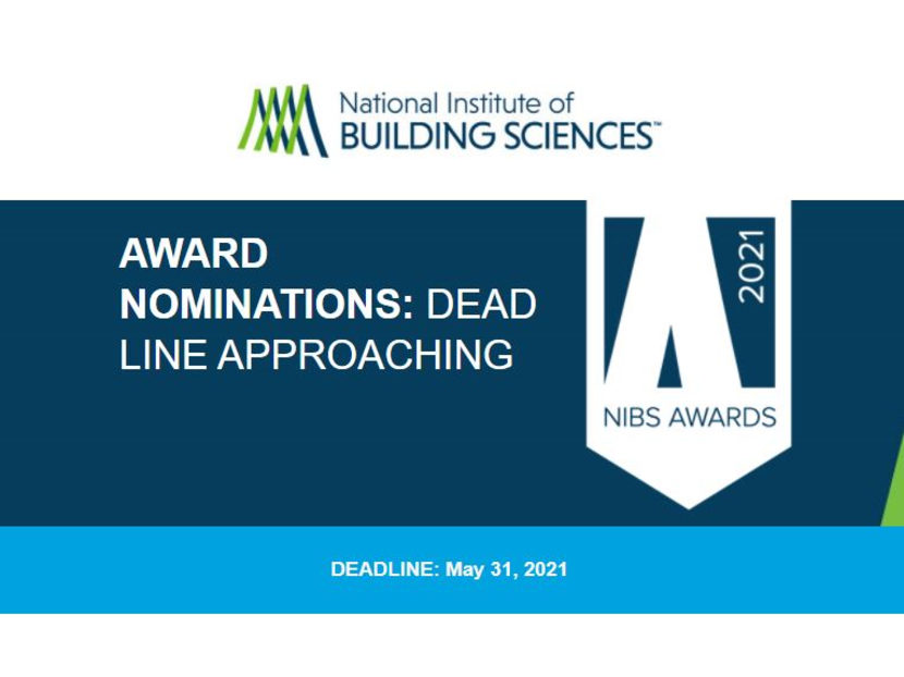 NIBS Award Nominations Close May 31