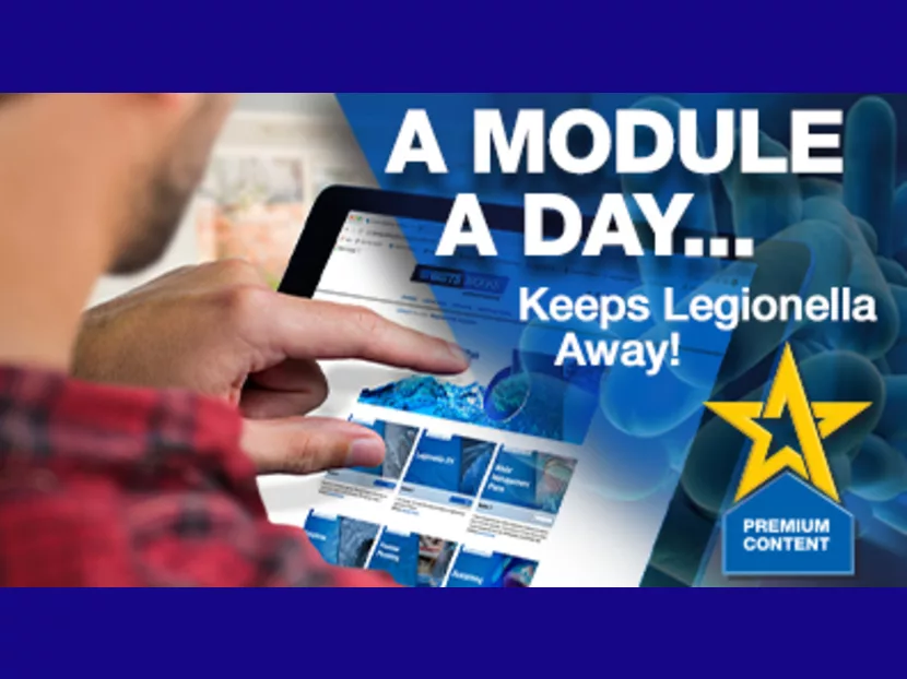 Watts Offers Premium Course on Mitigating Legionella Risk