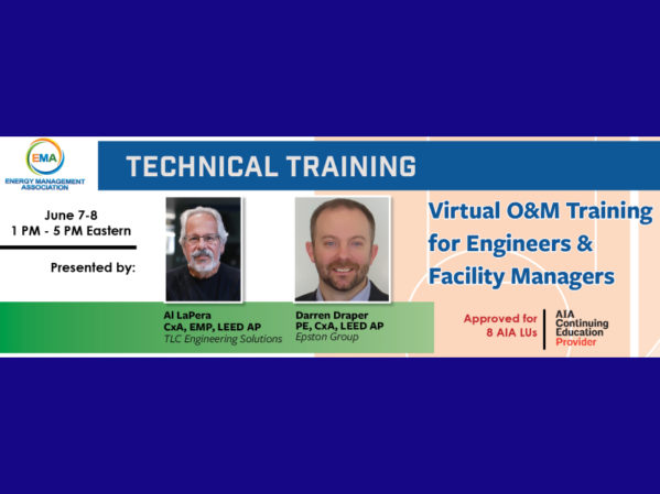 EMA to Conduct Virtual O&M Training, June 7-8 