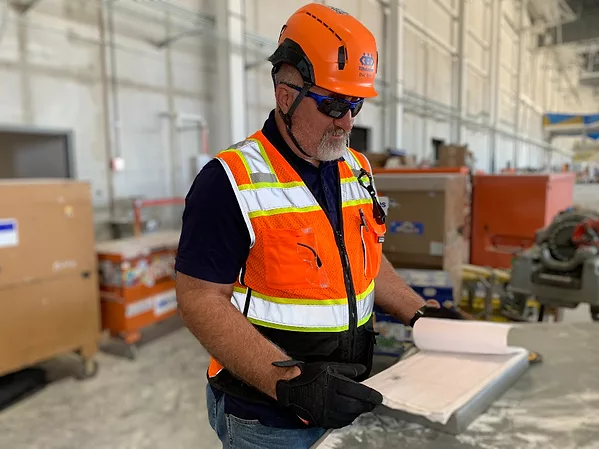 TDIndustries Kicks Off Safety Week with Helmet Rollout