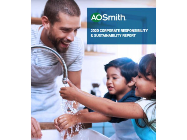 A.O. Smith Releases 2020 Corporate Responsibility and Sustainability Report