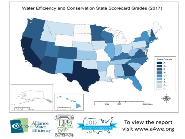 Report Gives States ‘C’ Average for Water Efficiency, Conservation