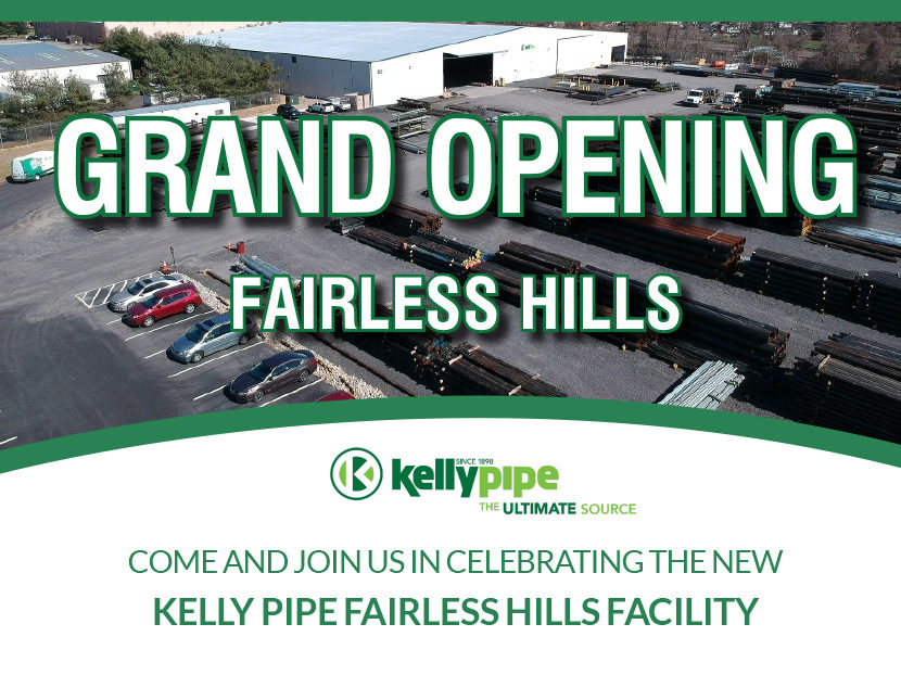 Kelly Pipe Announces Grand Opening of Fairless Hills, Pennsylvania, Facility