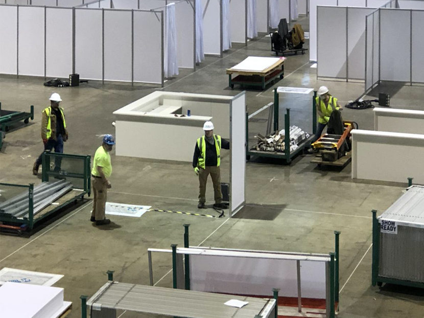 CRCC Helps Build Alternate Care Facility at McCormick Place to Contain Spread of COVID-19