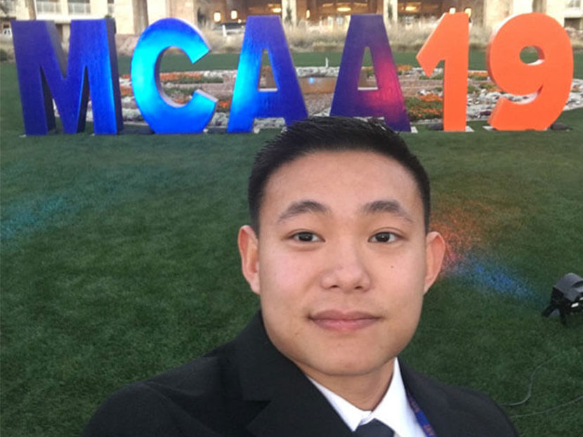 Jonathan Dang Receives Foster McCarl Jr. Memorial Scholarship