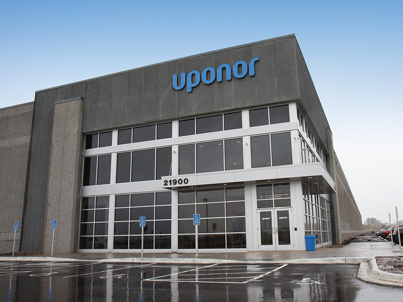 Uponor Distribution Center Now Powered 100 Percent by Wind Energy