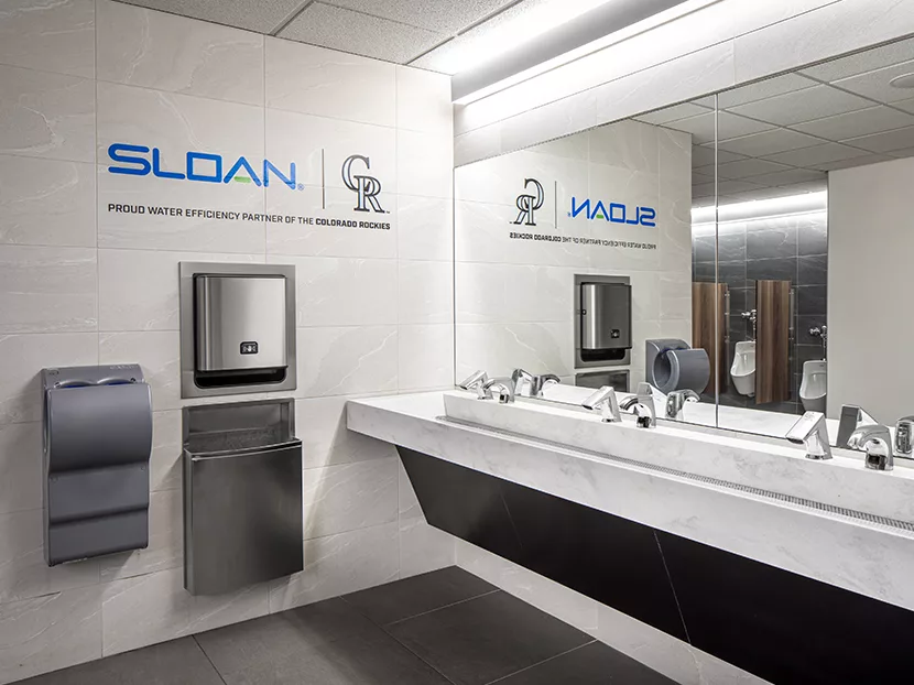 Sloan Extends Colorado Rockies Brand into the Restroom 3