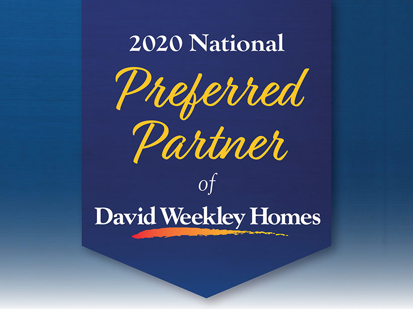 David Weekley Homes Names Uponor a "National Preferred Partner" 2