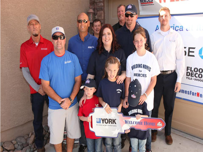 Las Vegas HVAC Contractor Installs Donated YORK System to Military Vet