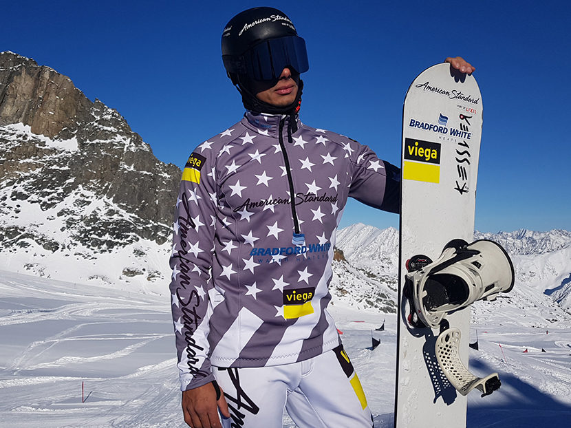 Professional Snowboarder and Plumber Jonathan Cheever Endorses Viega