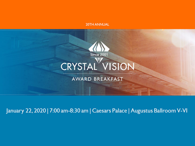 Registration Open for 20th Annual Crystal Vision Awards Breakfast