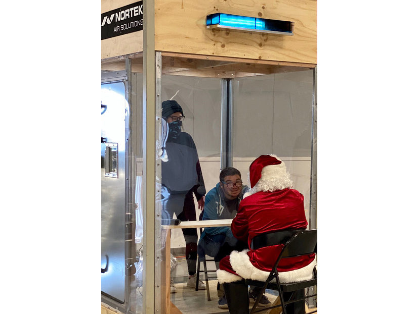 Nortek Air Solutions Saves Charity’s Holiday Season by Designing a Visiting Booth with COVID-19 Safe HVAC 2