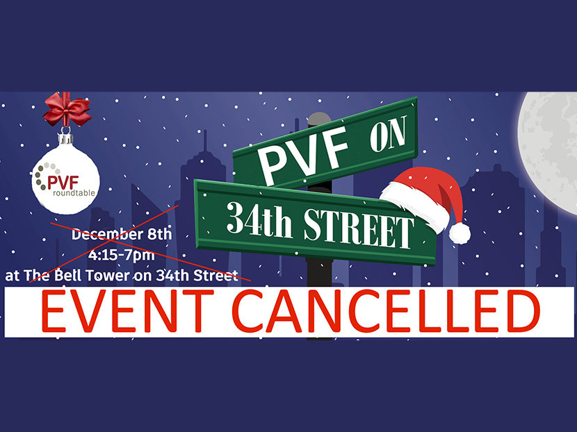 PVF Roundtable Cancels Christmas Party and Q4 Meeting