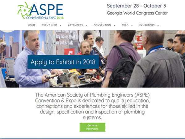 ASPE’s 2018 Convention & Expo to be Held Sept. 28-Oct. 3