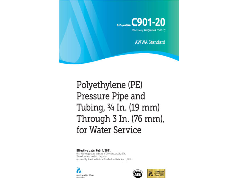 ANSIA/WWA  C901  Update  Heightens Standards  For  HDPE Water  Service  Pipes