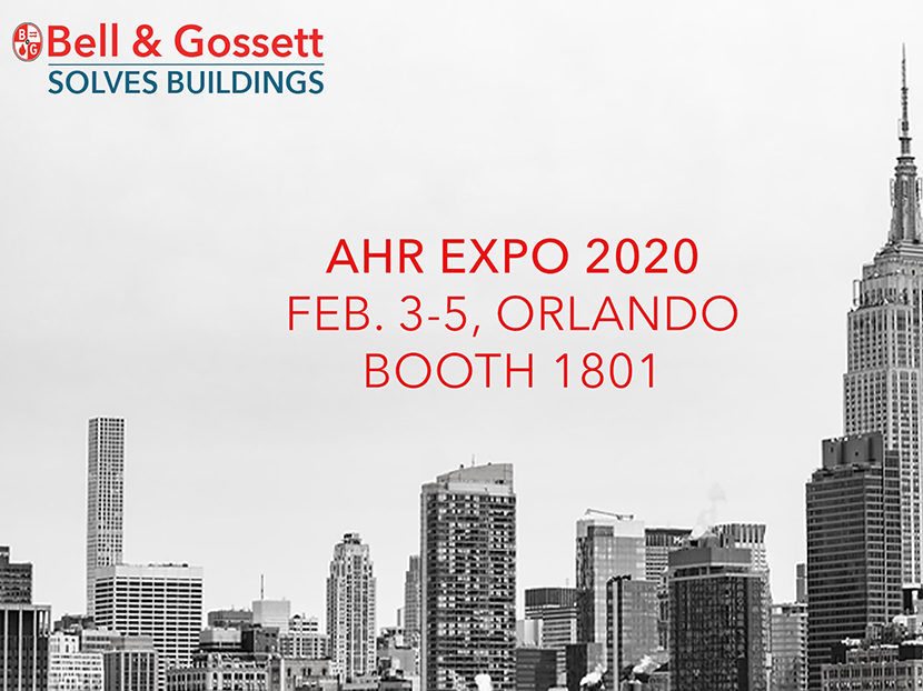 Bell & Gossett to Highlight Building Solutions Across North America, Unveil New HVAC Pumps at AHR Expo 2020