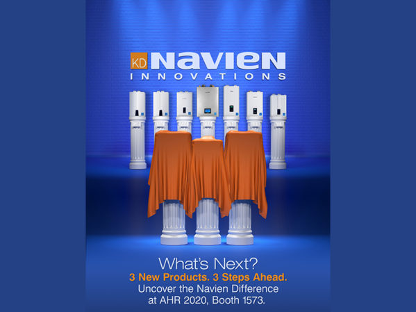 Navien to Introduce Three New Innovations at AHR Expo 2020