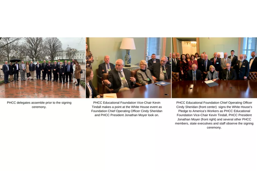 PHCC Members Visit the White House for PHCC-Exclusive Ceremony 3