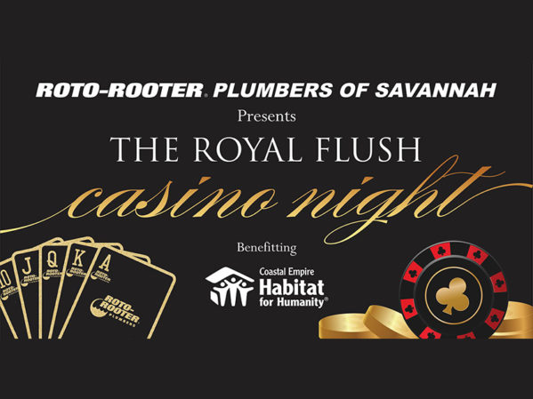 Roto-Rooter Plumbers of Savannah to Host Second Annual Royal Flush Casino Night