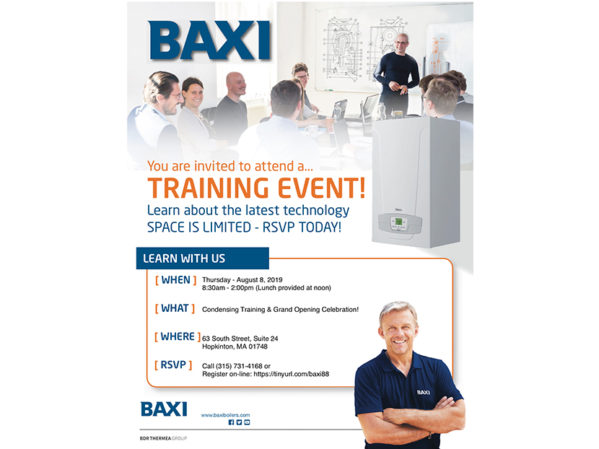 Baxi Announces Training and Grand Opening Event