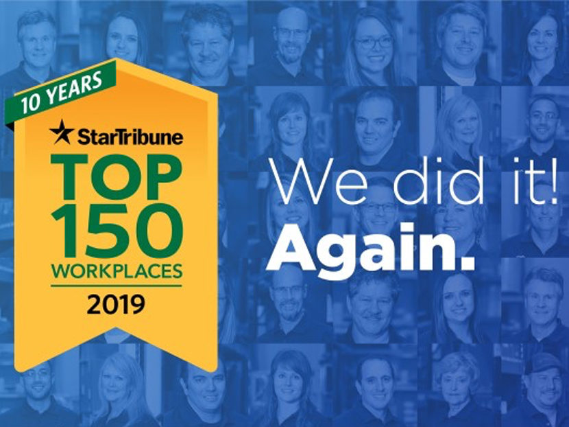 Star Tribune Names Mulcahy Co. a 2019 Top 150 Workplace