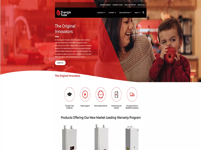 Triangle Tube Launches New Website