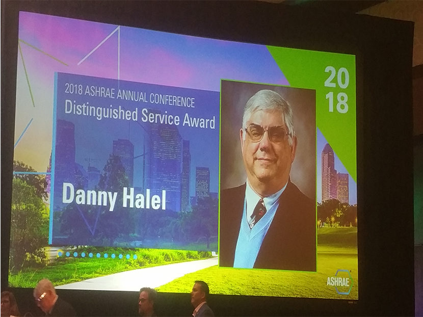 Danny Halel, ACCA Manager of Standards, Receives ASHRAE Distinguished Service Award
