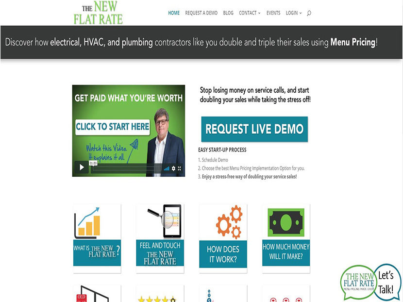 The New Flat Rate Unveils New Interactive Website