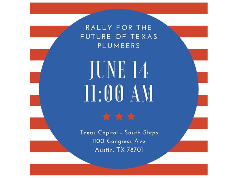 Thousands of Plumbers Expected to Rally at Texas Capitol