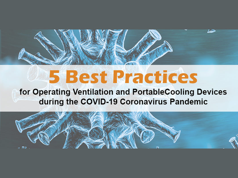 Airmaster Introduces Ventilation and Portable Cooling Device Guidelines Amid COVID-19 Pandemic