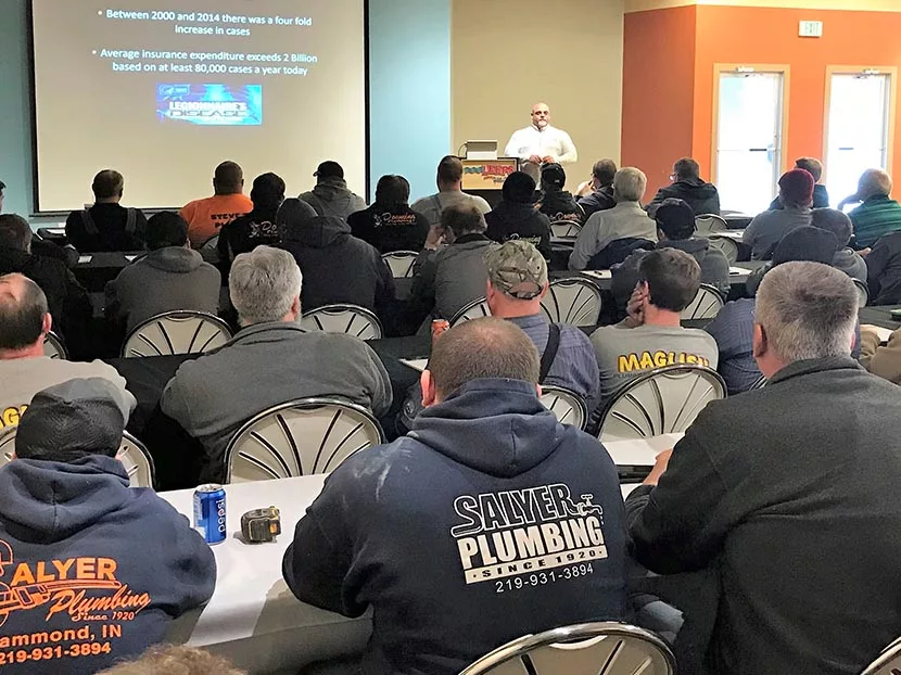 Leeps Supply, Leonard Valve Train 70 Contractors On Legionella Prevention