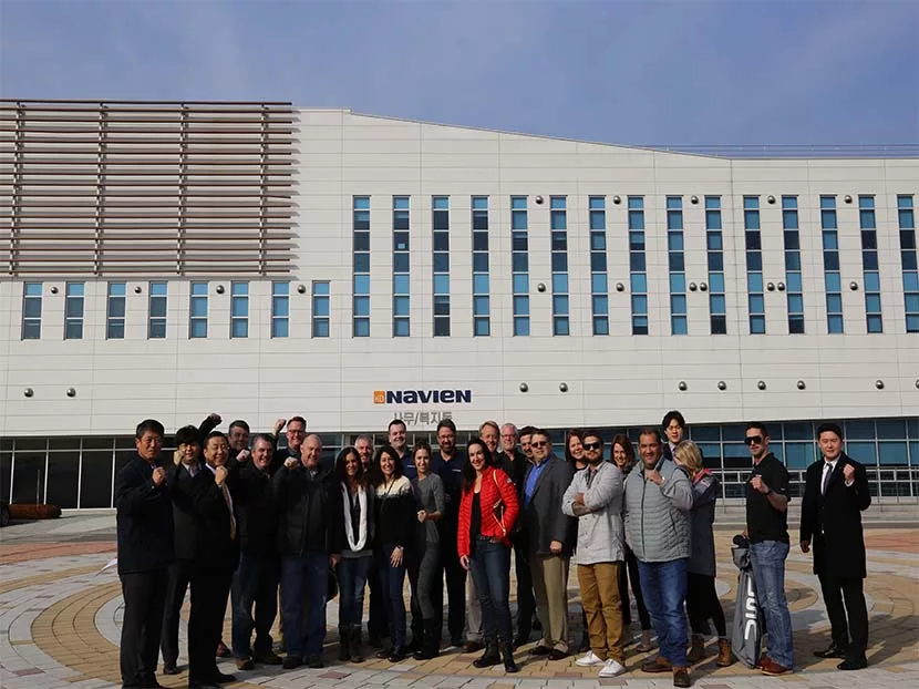 Navien Takes Top North American Contractors for South Korea Tour