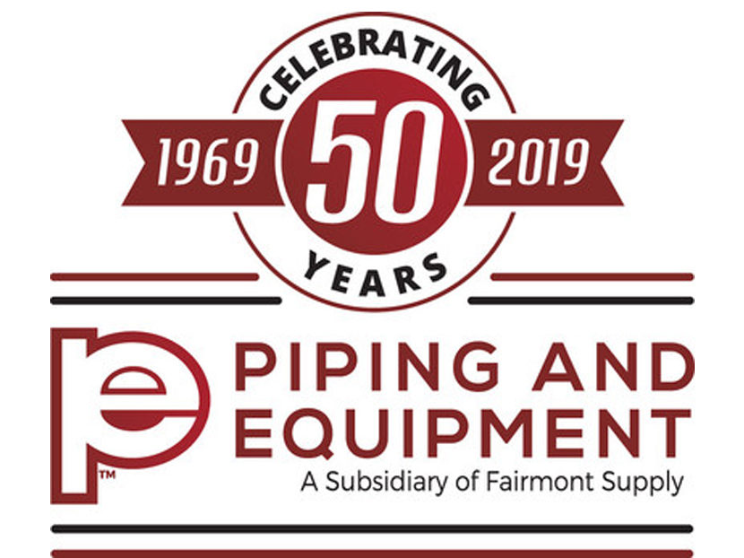 Piping and Equipment Celebrates 50th Anniversary