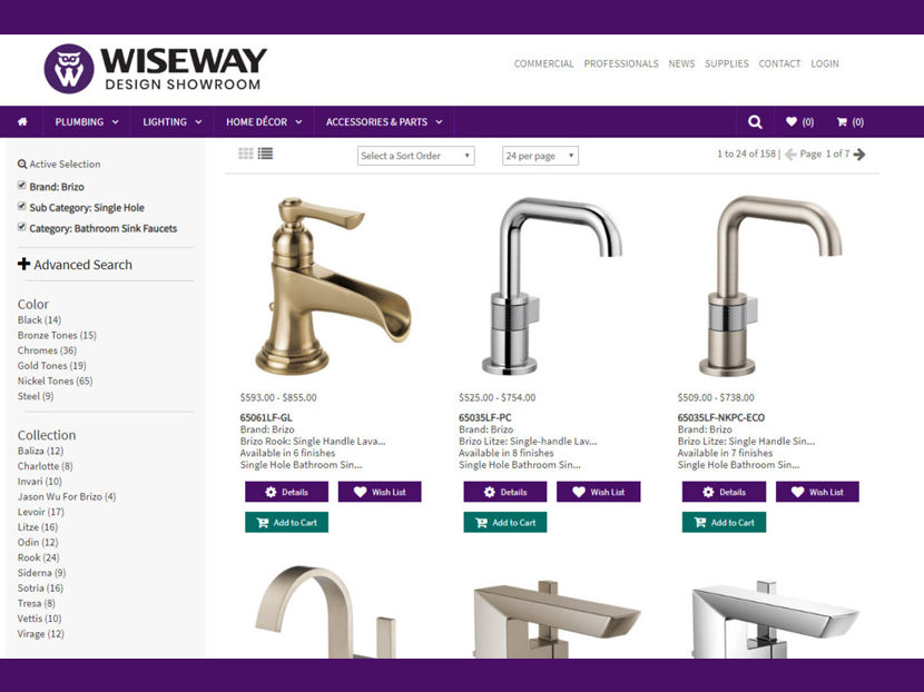 Wiseway Design Center Launches New Online Shopping Experience