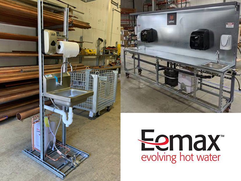 Eemax Sells Record Number of Miniature Electric Tanks for Portable Handwashing Stations at Makeshift Hospitals Across America